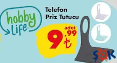 HOBBY LİFE TELEFON PRİZ TUTUCU HOBBY LİFE TELEFON PRİZ TUTUCU